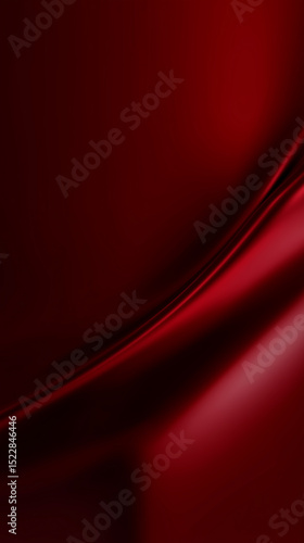 Deep Crimson Abstract Draped Fabric Texture Background