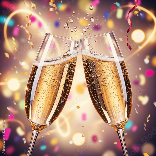 Sparkling Champagne Toast C...