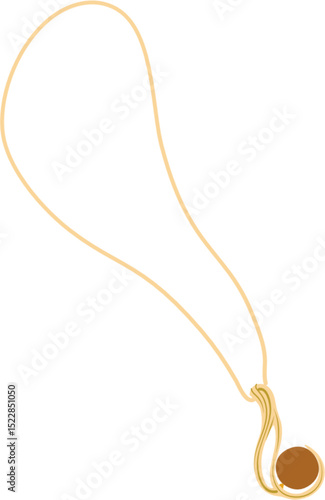 women's necklace Illustration