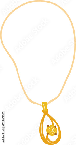 women's necklace Illustration
