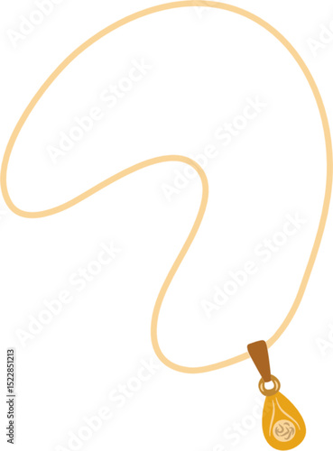 women's necklace Illustration