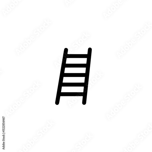 ladder isolated on white