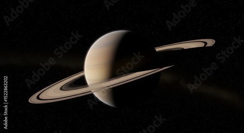 Ringed Planet View From Space