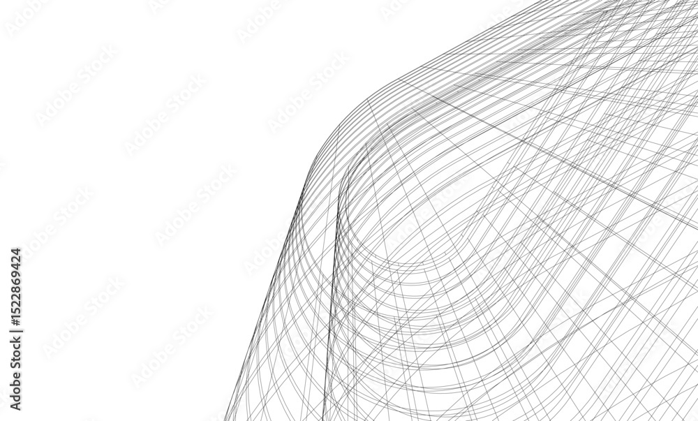 Abstract buildings 3d. Architectural background Abstract buildings 3d. Architectural background