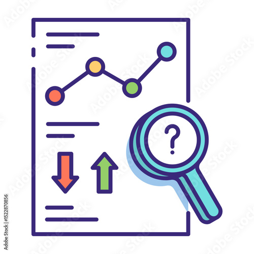 This Predictive Analytics icon is suitable for Artificial Intelegence, Chatbot, etc