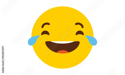 High quality emoticon isolated on a white background