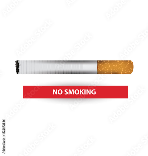 no smoking sign. vector illustration.