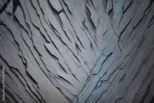 The image is a close up of a rock with many cracks and crevices