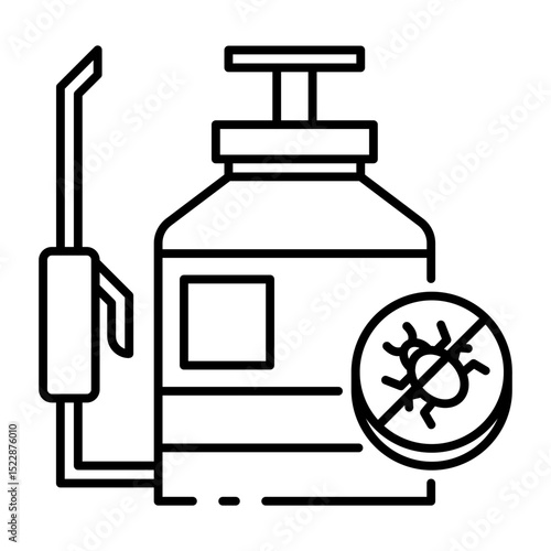 This Pesticide icon is suitable for Insect, Bug, Insect Control, etc