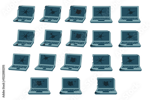 Broken and Damaged Laptop Collection