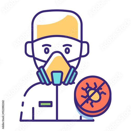 This Exterminator icon is suitable for Insect, Bug, Insect Control, etc