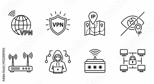 VPN Security Concept Data Protection and Access Network