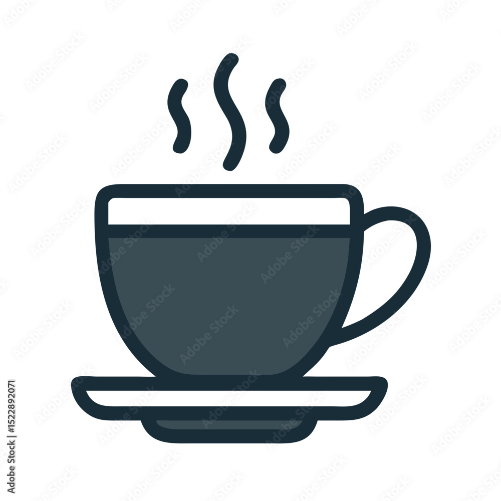 Coffee Cup Icon – Hot Beverage Vector SVG Design
Coffee Cup Icon – Hot Beverage Vector SVG Design