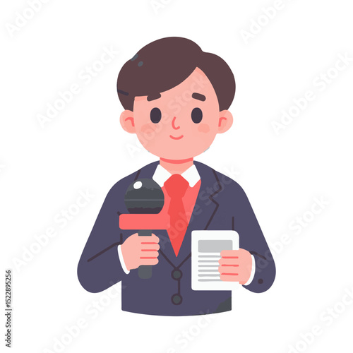 journalist illustration design