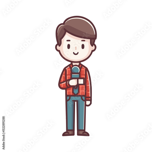 journalist illustration design