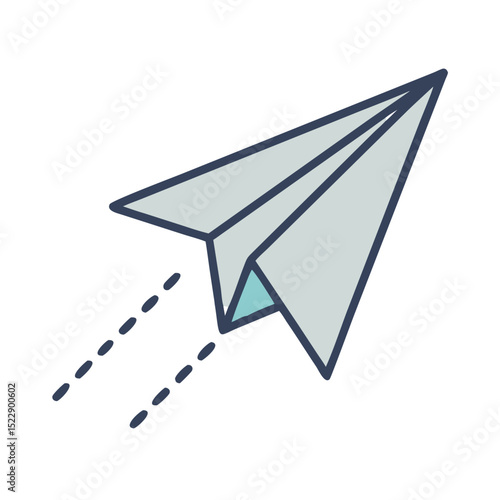 paper plane send icon design
