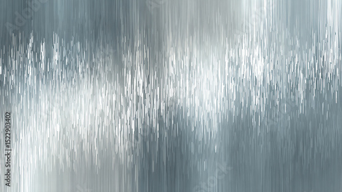 シルバーの縦線抽象背景