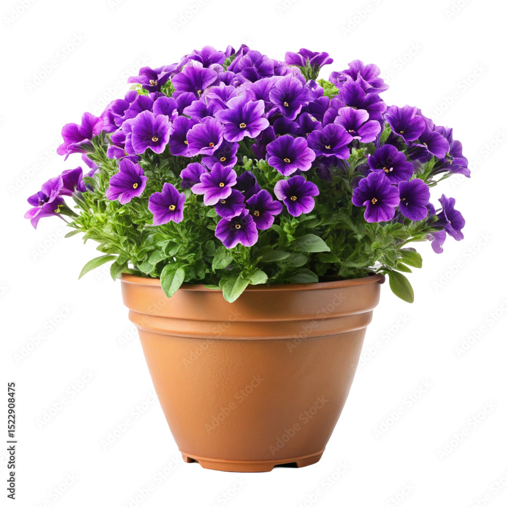 Obraz premium pink flowers in a pot