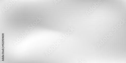 Abstract silver foil background with metal mirror texture. Chrome gradient surface with light gloss design abstract