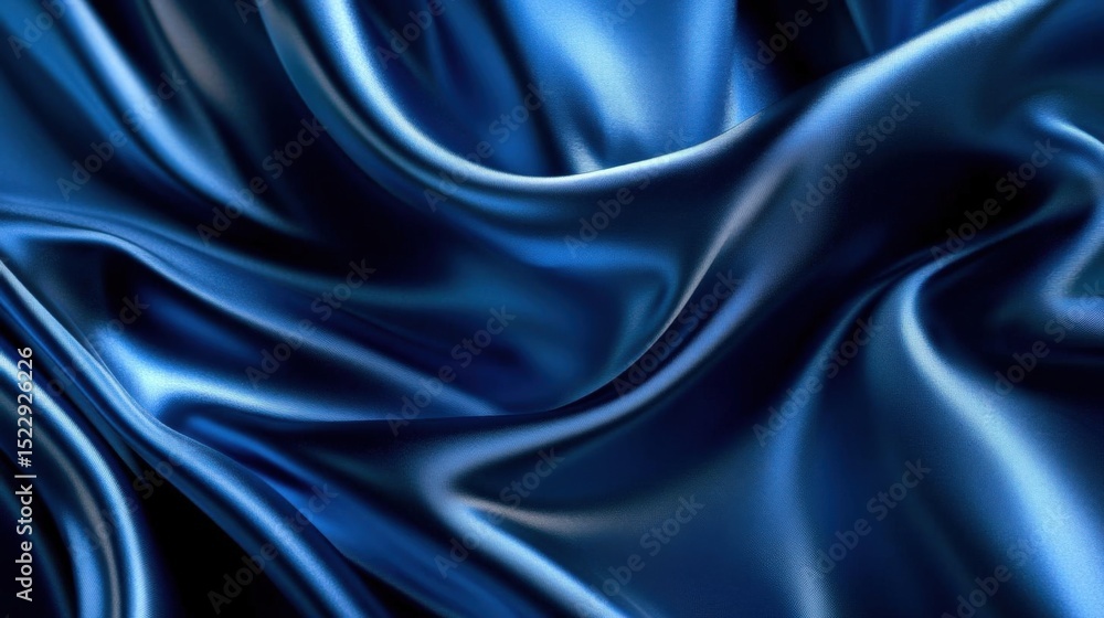 Midnight Blue Silk Midnight Blue Silk
