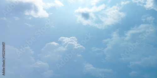 sunny sky blue light watercolor background. Aquarelle painting brush effect card paper textured canvas cloudy smoke space for text, entertaining card, template. aquamarine color graphics illustration