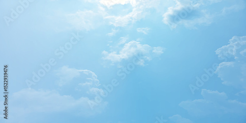 sunny sky blue light watercolor background. Aquarelle painting brush effect card paper textured canvas cloudy smoke space for text, entertaining card, template. aquamarine color graphics illustration