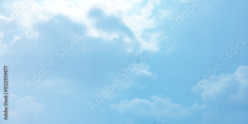 sunny sky blue light watercolor background. Aquarelle painting brush effect card paper textured canvas cloudy smoke space for text, entertaining card, template. aquamarine color graphics illustration