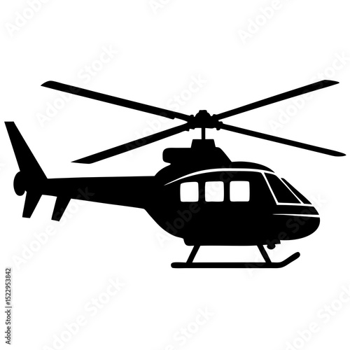 helicopter vector illustration
