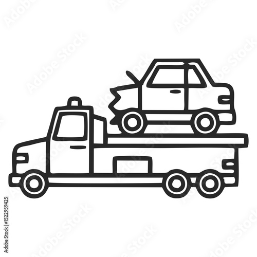 Car accident icon
