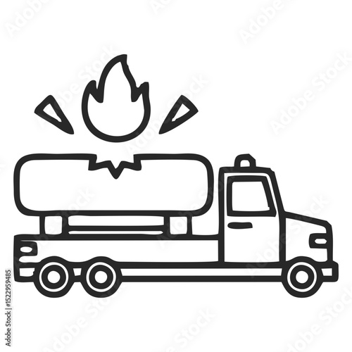 Car accident icon