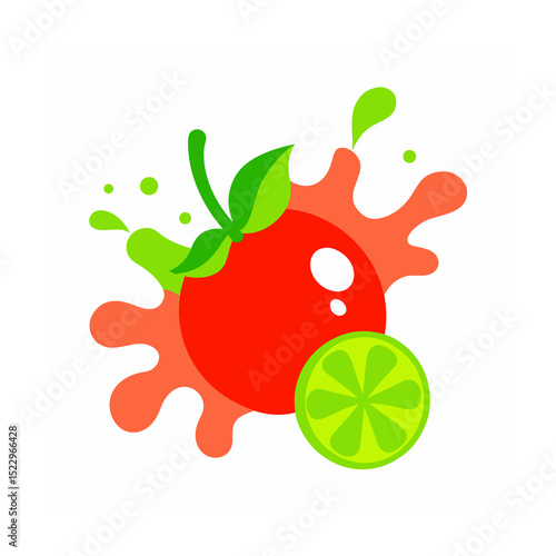 strawberry and lemon