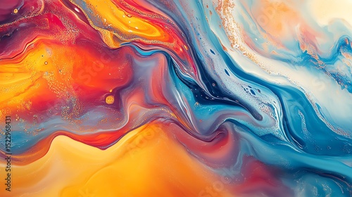 Wallpaper Mural abstract colorful background Torontodigital.ca