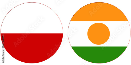 Poland Official flag with Niger national flag, both countries flags in Round shape and isolated on white background
Circular colorful design Flag with together. Free Download Poland Official flag with Niger national flag, both countries flags in Round shape and isolated on white background
Circular colorful design Flag with together. - GFXLoad