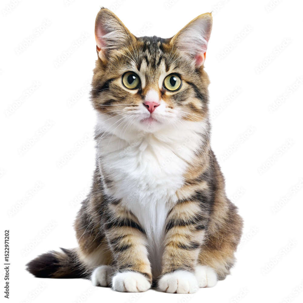 Obraz premium maine coon cat isolated