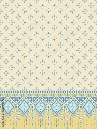 Colorful patterned background design, white isolate background