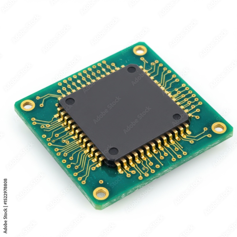 Integrated circuit board electronic component technology closeup Integrated circuit board electronic component technology closeup