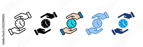Save Time Icon Element For Design