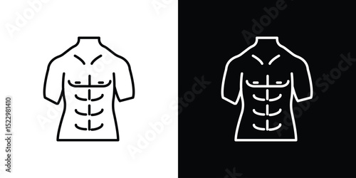 Abs icon Graphic vector set for ui design