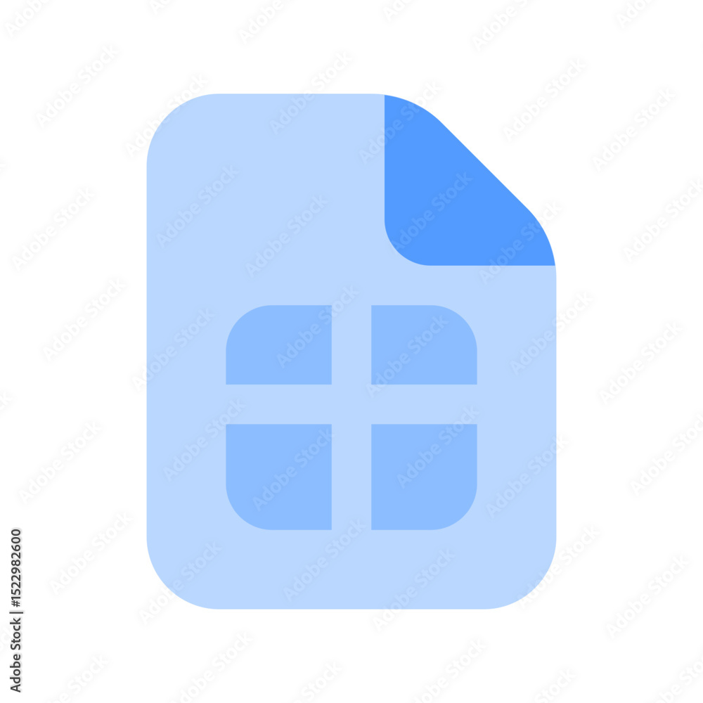 Obraz premium dataset duotone icon