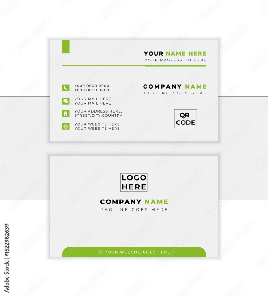 Obraz premium Creative Modern Professional Multipurpose Business Card Template Design 