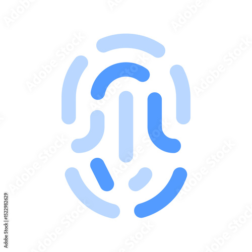 fingerprint duotone icon