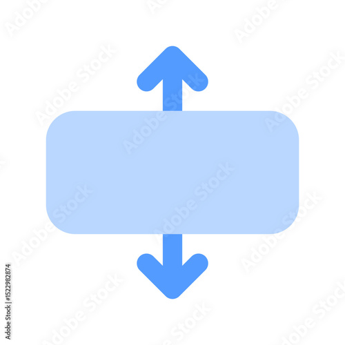 vertical expand ai duotone icon