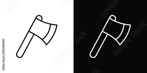 Axe icon Graphic vector set for ui design
