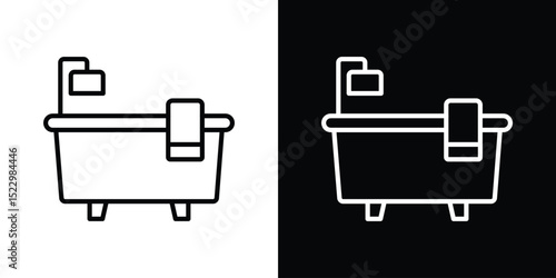 Bathroom icon Graphic vector set for ui design