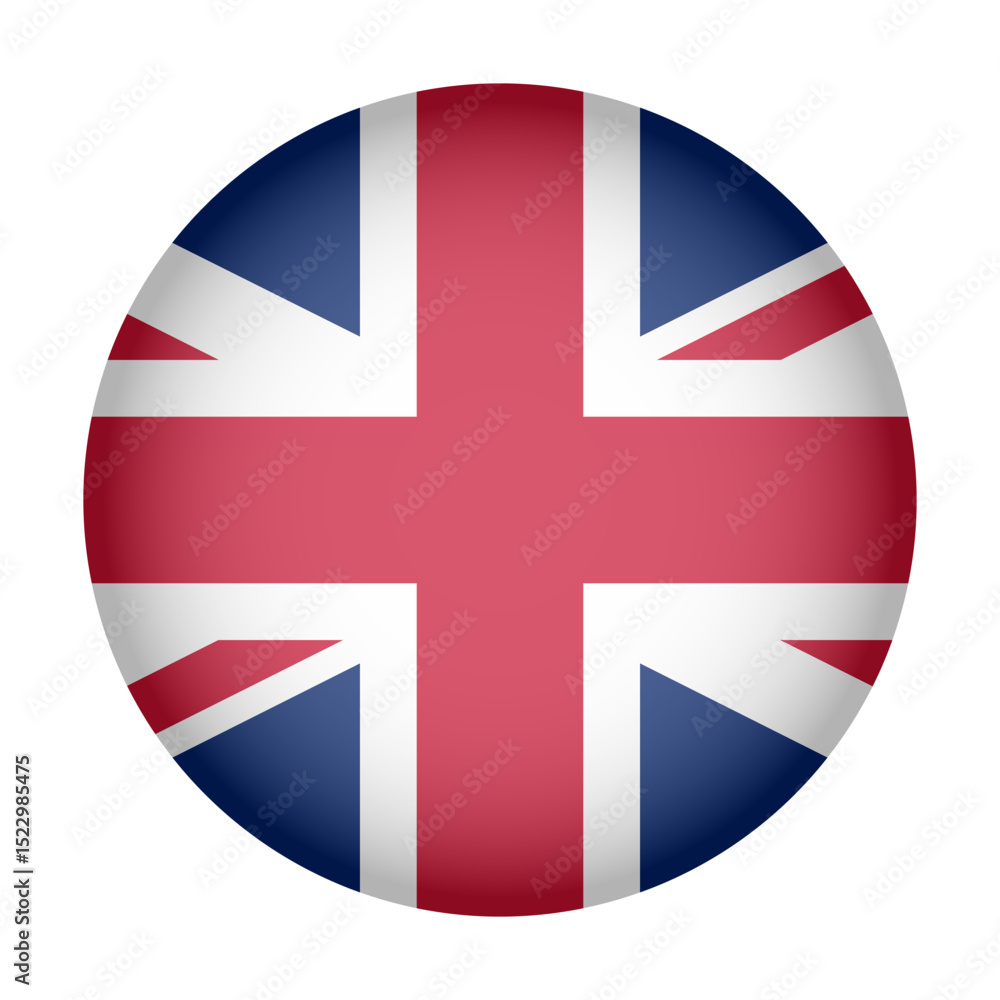 Fototapeta premium Circular Icon Featuring Diverse European Country Flag