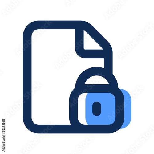 data encryption filled line icon