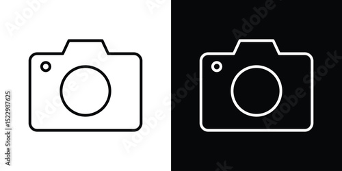 Camera icon Graphic vector set for ui design