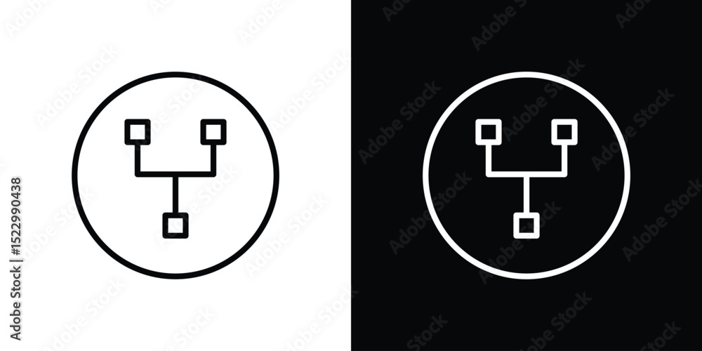 Code Fork icon Graphic vector set for ui design Code Fork icon Graphic vector set for ui design