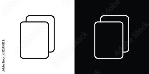 Copy icon Graphic vector set for ui design