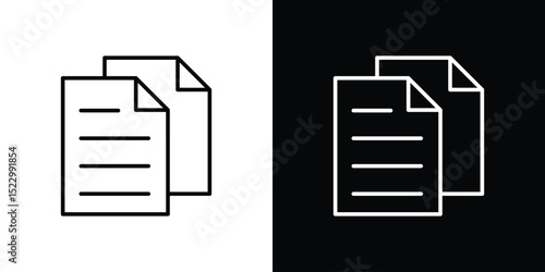 Copy icon Graphic vector set for ui design
